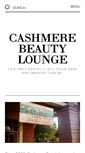 Mobile Screenshot of cashmerebeautylounge.com